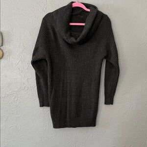Source Unknown Charcoal Cowl Neck Sweater